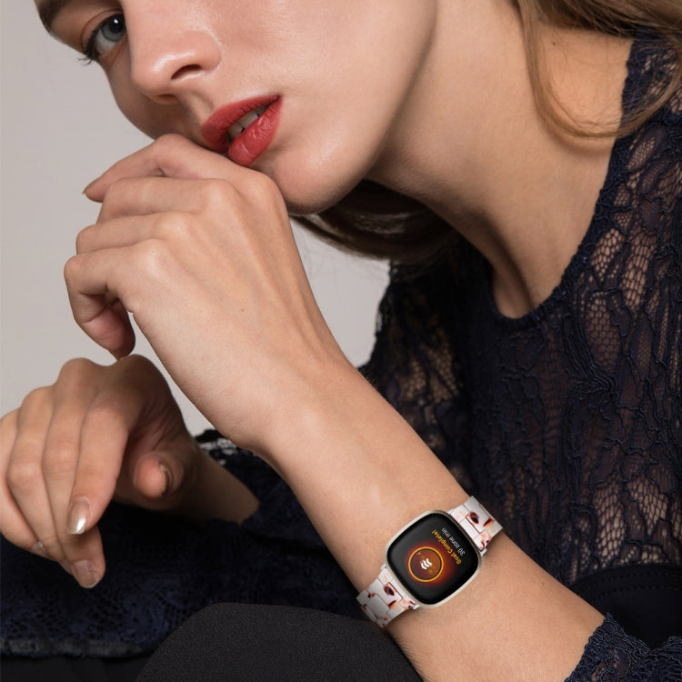 For Fitbit Versa 4 / Sense 2 Universal Resin Watch Band(Nougat) - free shipping - PMC TechLife - Order now!