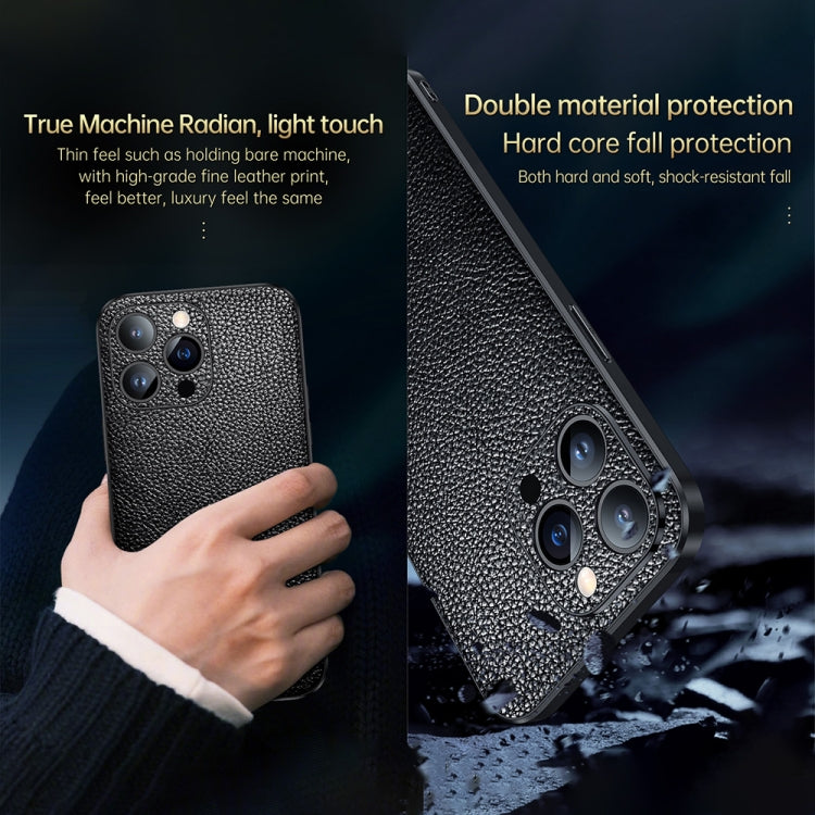 For iPhone 13 Pro SULADA Invisible Bracket Leather Back Cover Phone Case(Brown) - iPhone 13 Pro Cases by SULADA | Online Shopping South Africa | PMC TechLife | Buy Now Pay Later Mobicred