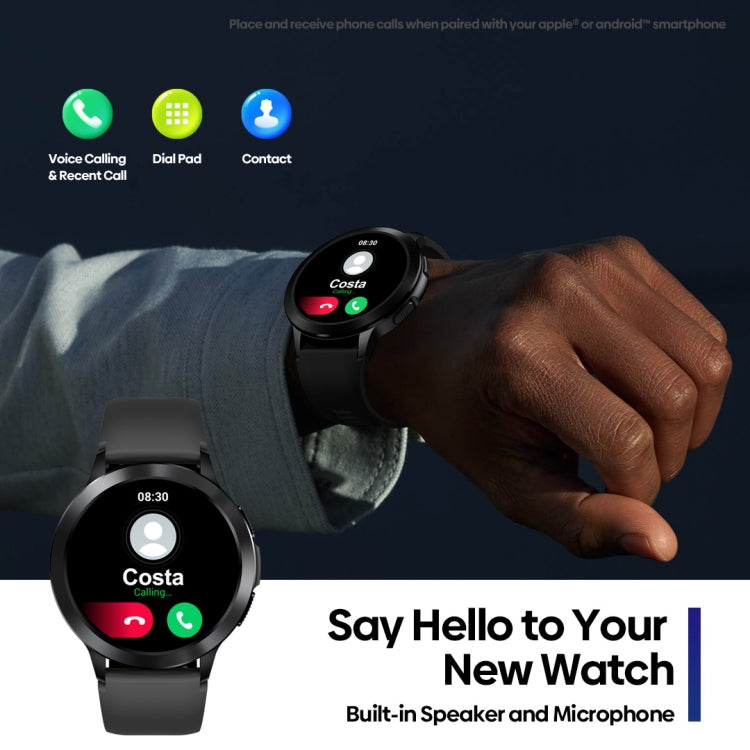 Zeblaze Btalk 2 1.3 inch Round Screen HD Smart Watch Supports Voice Calls/Health Monitoring(Black) - Smart Watches by Zeblaze | Online Shopping South Africa | PMC Jewellery | Buy Now Pay Later Mobicred