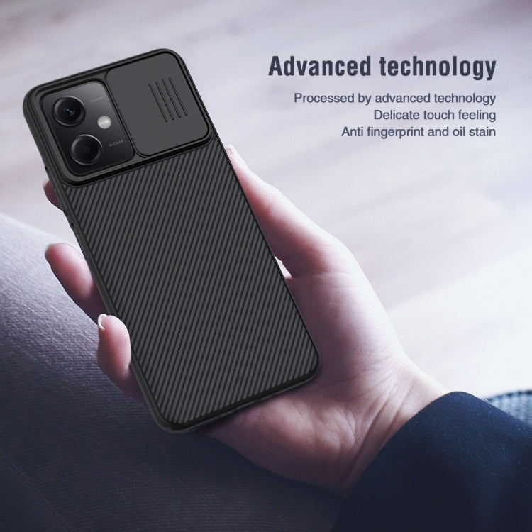 For Xiaomi Redmi Note 12 China NILLKIN Black Mirror Series PC Camshield Full Coverage Dust-proof Scratch Resistant Case(Black) - Note 12 Cases by NILLKIN | Online Shopping South Africa | PMC Jewellery