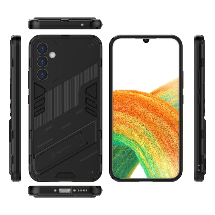 For Samsung Galaxy A34 5G Punk Armor 2 in 1 PC + TPU Phone Case(Black) - Galaxy Phone Cases by PMC TechLife | Online Shopping South Africa | PMC TechLife | Buy Now Pay Later Mobicred