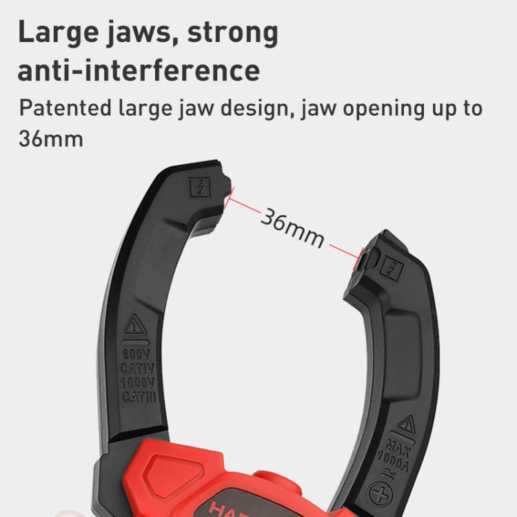 HABOTEST HT208D 1000A Digital Clamp Multi-Function Burn-proof Universal Meter - Digital Multimeter by HABOTEST | Online Shopping South Africa | PMC Jewellery | Buy Now Pay Later Mobicred