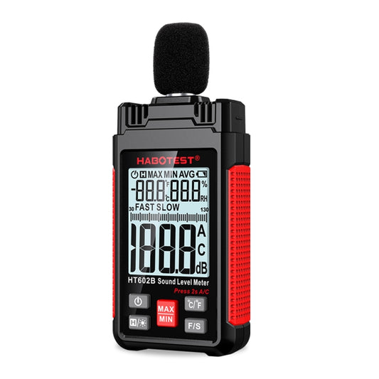 HABOTEST HT602B Multifunctional Digital Display Noise Decibel Tester - Light & Sound Meter by HABOTEST | Online Shopping South Africa | PMC Jewellery | Buy Now Pay Later Mobicred