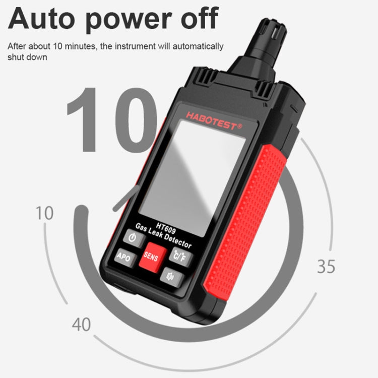 HABOTEST HT609 Portable Combustible Gas Detector - Gas Monitor by HABOTEST | Online Shopping South Africa | PMC Jewellery | Buy Now Pay Later Mobicred