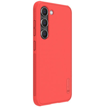 For Samsung Galaxy S23 5G NILLKIN Super Frosted Shield Pro PC + TPU Phone Case(Red) - Galaxy S23 5G Cases by NILLKIN | Online Shopping South Africa | PMC Jewellery
