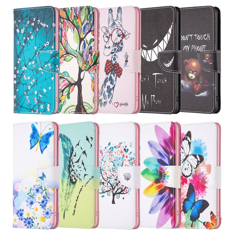 For Motorola Moto E13 4G Colored Drawing Pattern Leather Phone Case(Sun Flower) - free shipping - PMC TechLife - Order now!