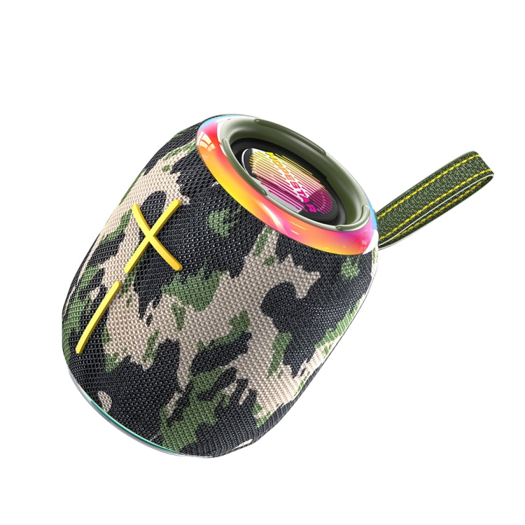 HOPESTAR P35 mini 10W Outdoor IPX7 Waterproof TWS Bluetooth Speaker(Camouflage) - Waterproof Speaker by HOPESTAR | Online Shopping South Africa | PMC Jewellery | Buy Now Pay Later Mobicred