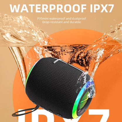 HOPESTAR P35 mini 10W Outdoor IPX7 Waterproof TWS Bluetooth Speaker(Camouflage) - Waterproof Speaker by HOPESTAR | Online Shopping South Africa | PMC Jewellery