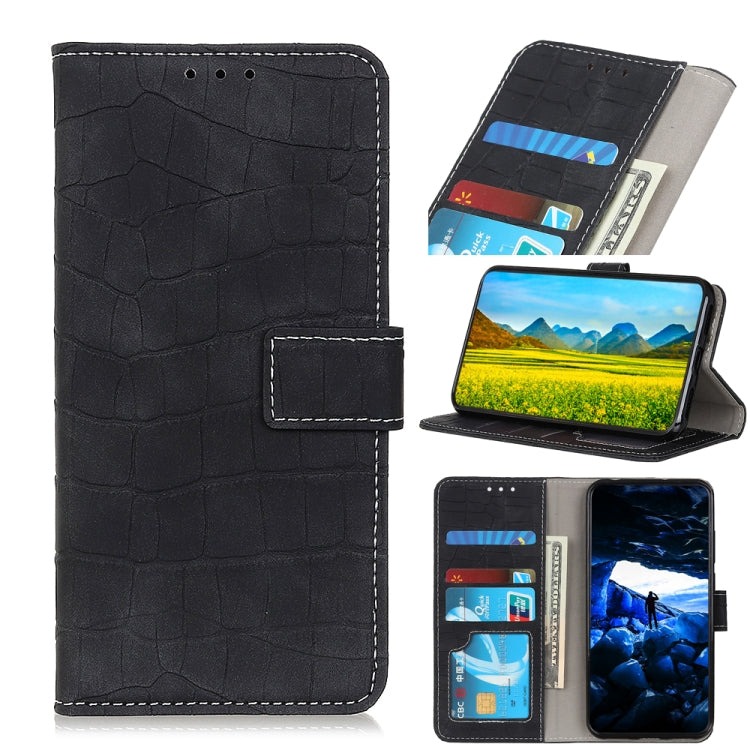 For Xiaomi Redmi 11A / 12C Crocodile Texture Flip Leather Phone Case(Black) - free shipping - PMC TechLife - Order now!