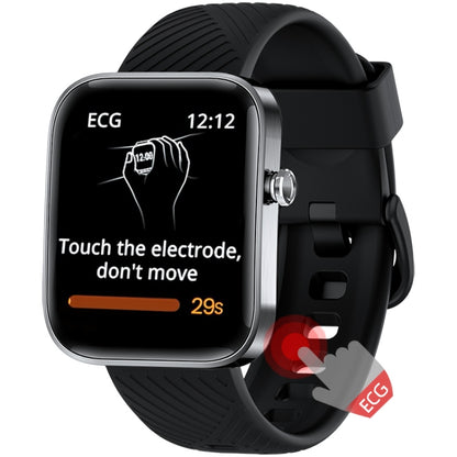 NORTH EDGE NHC 1.65 inch TFT Screen Smart Watch, Support PPG + ECG(Black) - Smart Watches by NORTH EDGE | Online Shopping South Africa | PMC Jewellery | Buy Now Pay Later Mobicred