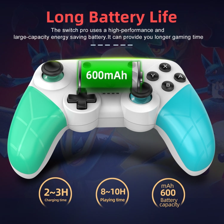 788 Bluetooth 5.0 Wireless Game Controller for Nintendo Switch(Green Blue) - Gamepads by PMC Jewellery | Online Shopping South Africa | PMC Jewellery