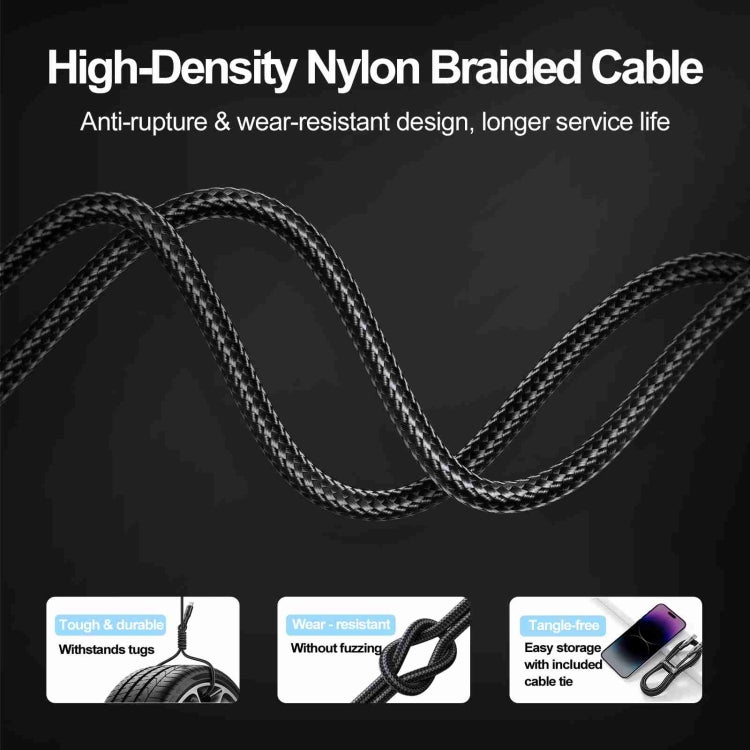 JOYROOM S-CL020A10 Extraordinary Series 20W USB-C / Type-C to 8 Pin Fast Charging Data Cable, Cable Length:1.2m(Black) - 2 in 1 Cable by JOYROOM | Online Shopping South Africa | PMC Jewellery