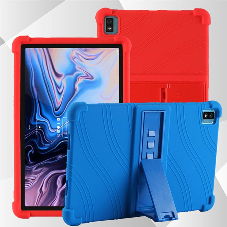 For TCL 10 Tab Max 10.36 inch Silicone Tablet Protective Case with Invisible Bracket(Purple) - free shipping - PMC TechLife - Order now!