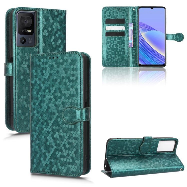 For TCL 40 SE Honeycomb Dot Texture Leather Phone Case(Green) - free shipping - PMC TechLife - Order now!
