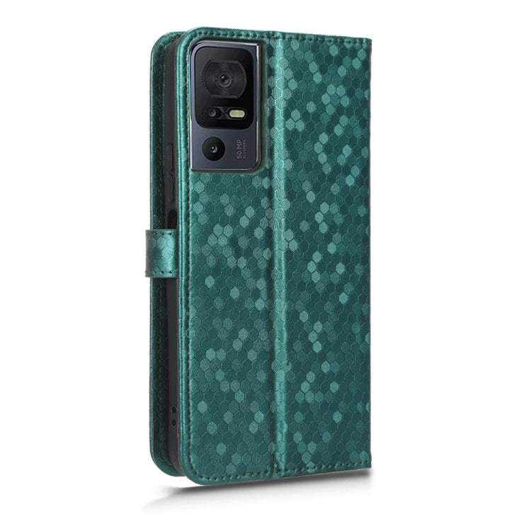 For TCL 40 SE Honeycomb Dot Texture Leather Phone Case(Green) - free shipping - PMC TechLife - Order now!