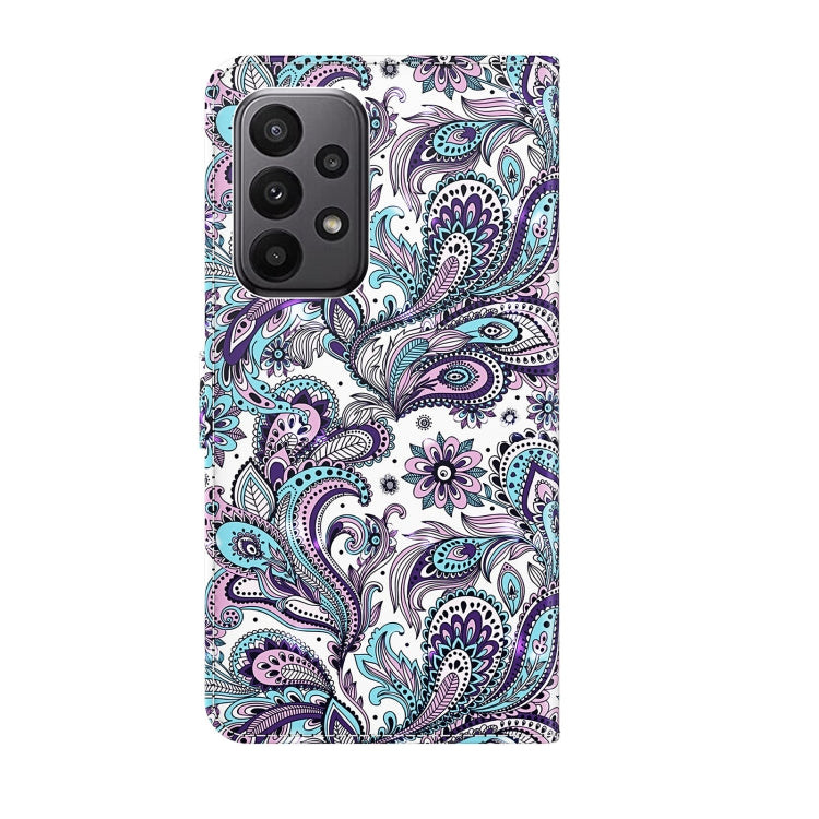 For Samsung Galaxy A24 3D Painting Pattern TPU + PU Leather Phone Case(Swirl Pattern) - free shipping - PMC TechLife - Order now!
