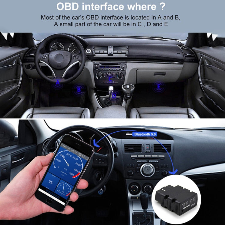 KONNWEI KW902 Bluetooth 5.0 OBD2 Car Fault Diagnostic Scan Tools Support IOS / Android(Orange) - Code Readers & Scan Tools by KONNWEI | Online Shopping South Africa | PMC TechLife | Buy Now Pay Later Mobicred