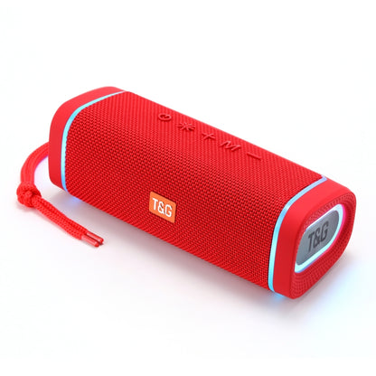 T&G TG375 Outdoor Portable LED Light RGB Wireless Bluetooth Speaker Subwoofer(Red) - Desktop Speaker by T&G | Online Shopping South Africa | PMC Jewellery | Buy Now Pay Later Mobicred