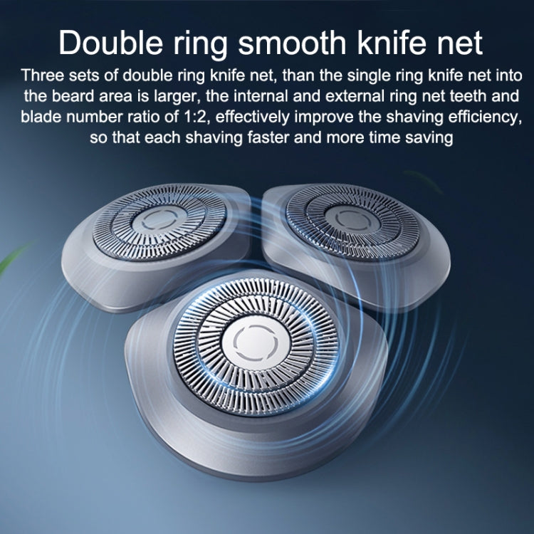Original Xiaomi Mijia Electric Shaver S101 with 3 Cutter Head IPX7 Waterproof(Grey) - free shipping - PMC TechLife - Order now!
