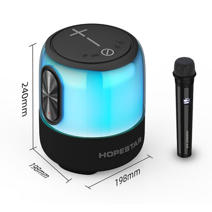 HOPESTAR SC-01 Waterproof LED Light Wireless Bluetooth Speaker(Grey) - Desktop Speaker by HOPESTAR | Online Shopping South Africa | PMC Jewellery | Buy Now Pay Later Mobicred