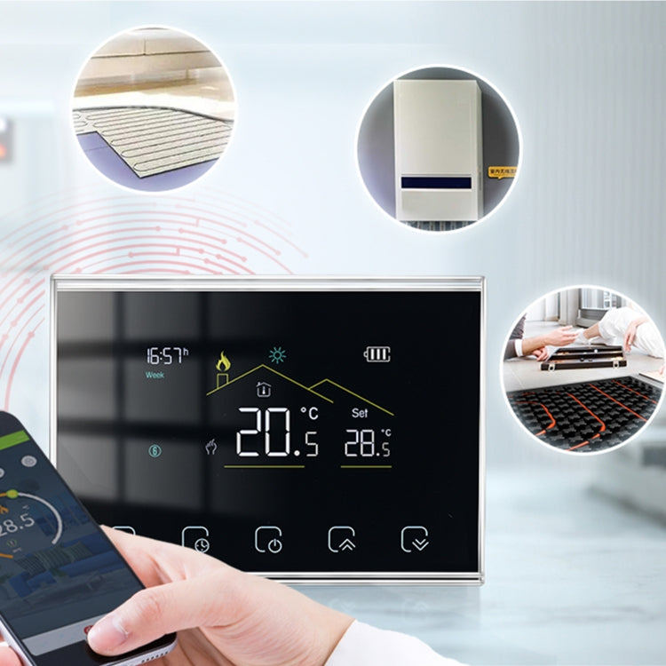BHT-8000RF-VA- GACW Wireless Smart LED Screen Thermostat With WiFi, Specification:Water / Boiler Heating - Thermostat & Thermometer by PMC Jewellery | Online Shopping South Africa | PMC Jewellery