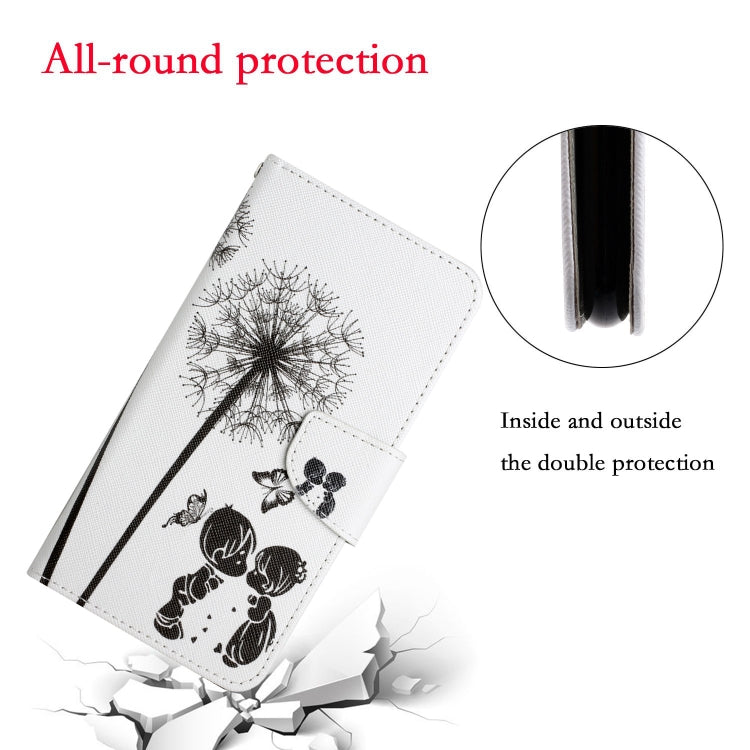 For Xiaomi Redmi 12C Colored Drawing Pattern Flip Leather Phone Case(Dandelion) - free shipping - PMC TechLife - Order now!
