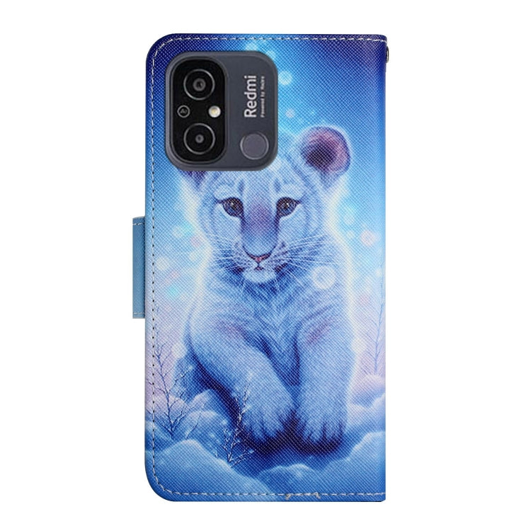 For Xiaomi Redmi 12C Colored Drawing Pattern Flip Leather Phone Case(Little Leopard) - free shipping - PMC TechLife - Order now!
