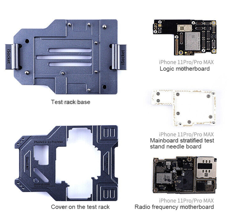 Qianli iSocket Motherboard Layered Test Fixture For iPhone 11 Series - Repair Fixture by QIANLI | Online Shopping South Africa | PMC Jewellery | Buy Now Pay Later Mobicred