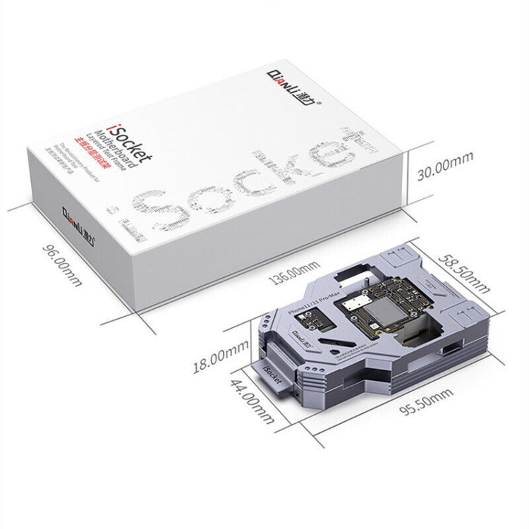 Qianli iSocket Motherboard Layered Test Fixture For iPhone 11 Series - Repair Fixture by QIANLI | Online Shopping South Africa | PMC Jewellery | Buy Now Pay Later Mobicred