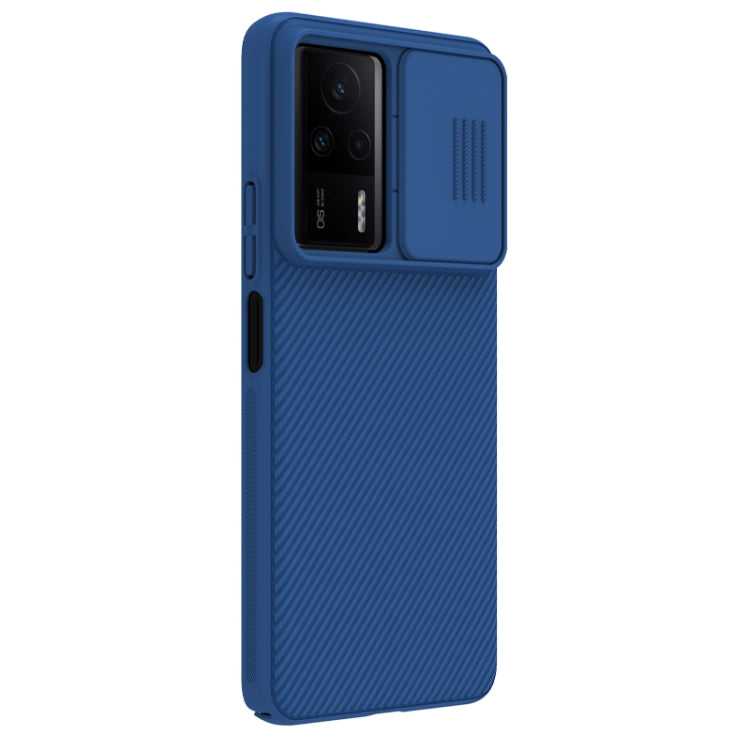 For Xiaomi Redmi K60E NILLKIN Black Mirror Series Camshield PC Phone Case(Blue) - Xiaomi Cases by NILLKIN | Online Shopping South Africa | PMC Jewellery