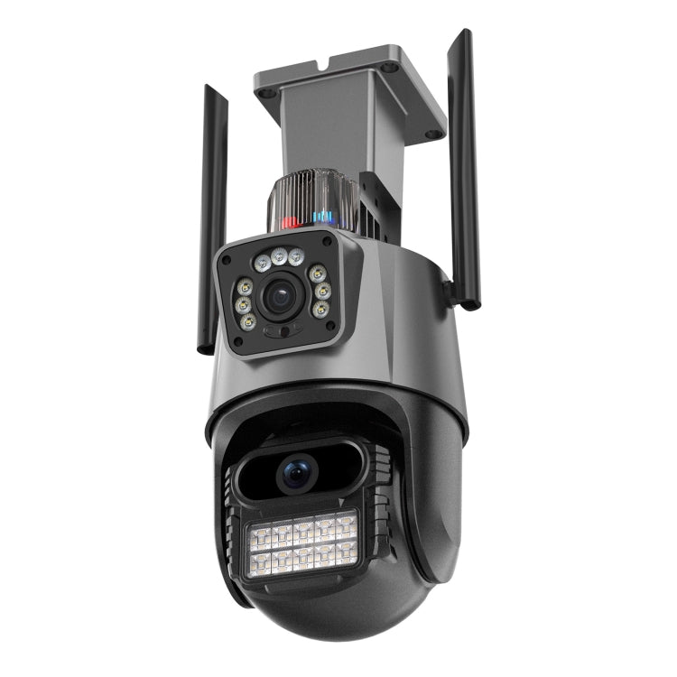 QX81 Humanoid Recognition AI Alarm WIFI Spherical Dual 2MP IP Camera, Plug:US Plug - free shipping - PMC TechLife - Order now!