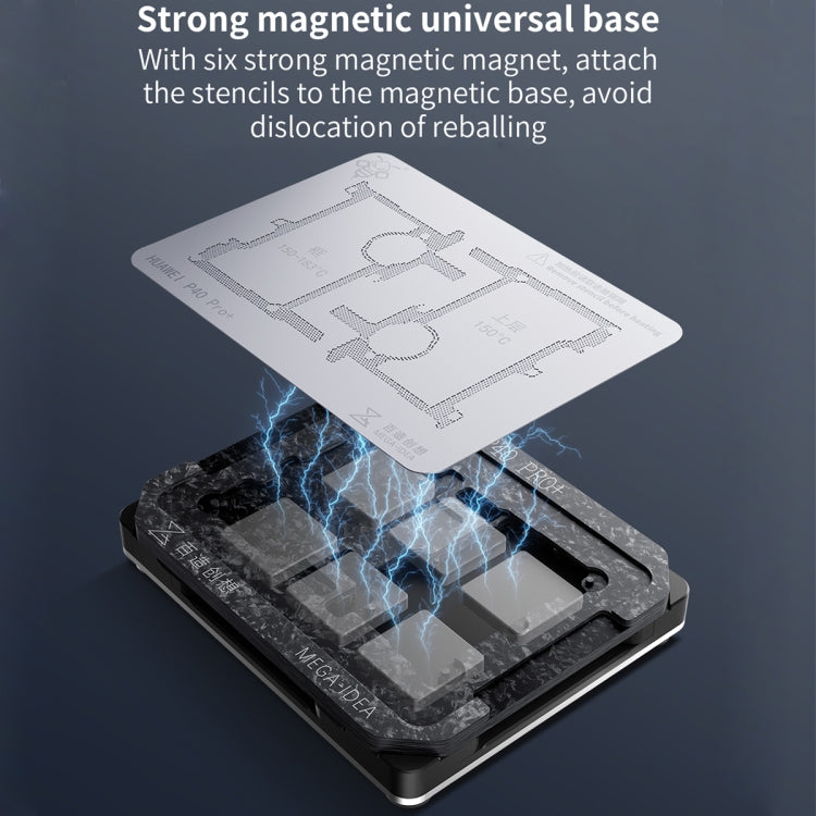 For Huawei Mate 40 Pro Qianli Mega-idea Multi-functional Middle Frame Positioning BGA Reballing Platform - Repair Platform by QIANLI | Online Shopping South Africa | PMC TechLife | Buy Now Pay Later Mobicred
