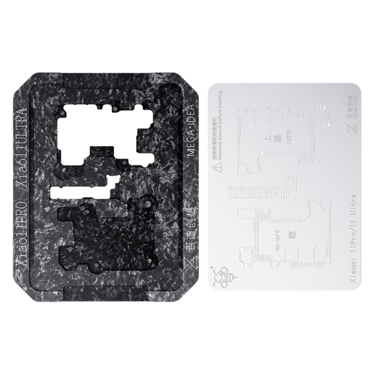 For Xiaomi 11 Pro / 11 Ultra Qianli Mega-idea Multi-functional Middle Frame Positioning BGA Reballing Platform - Repair Platform by QIANLI | Online Shopping South Africa | PMC Jewellery | Buy Now Pay Later Mobicred