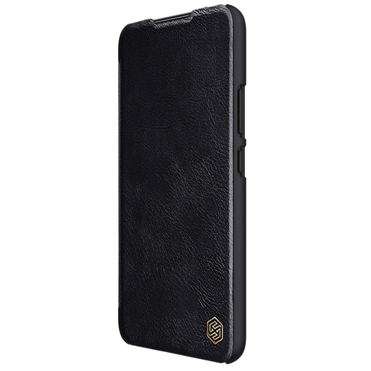 For Samsung Galaxy A34 5G NILLKIN QIN Series Crazy Horse Texture Leather Case(Black) - Galaxy Phone Cases by NILLKIN | Online Shopping South Africa | PMC Jewellery
