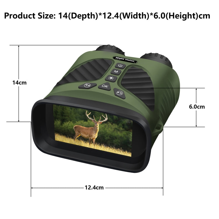 DT39 3 inch IPS Screen Binoculars Digital Binoculars Night Vision(Green) - free shipping - PMC TechLife - Order now!