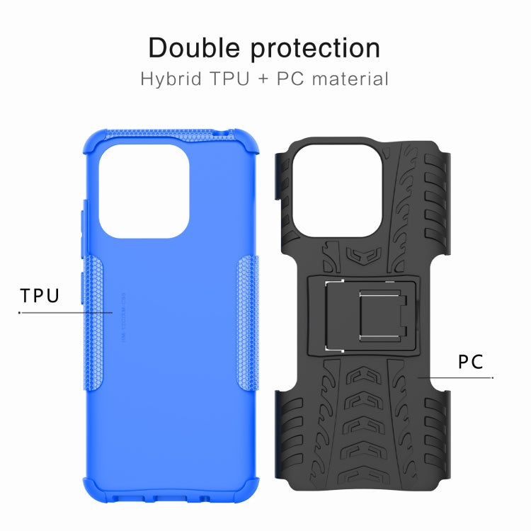 For Xiaomi Redmi 12C Tire Texture TPU + PC Phone Case with Holder(Red) - free shipping - PMC TechLife - Order now!