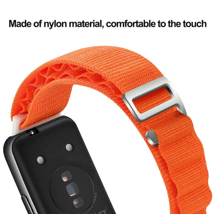 For Huawei Band 7 Loop Nylon Watch Band(Starlight) - Smart Wear by PMC Jewellery | Online Shopping South Africa | PMC Jewellery