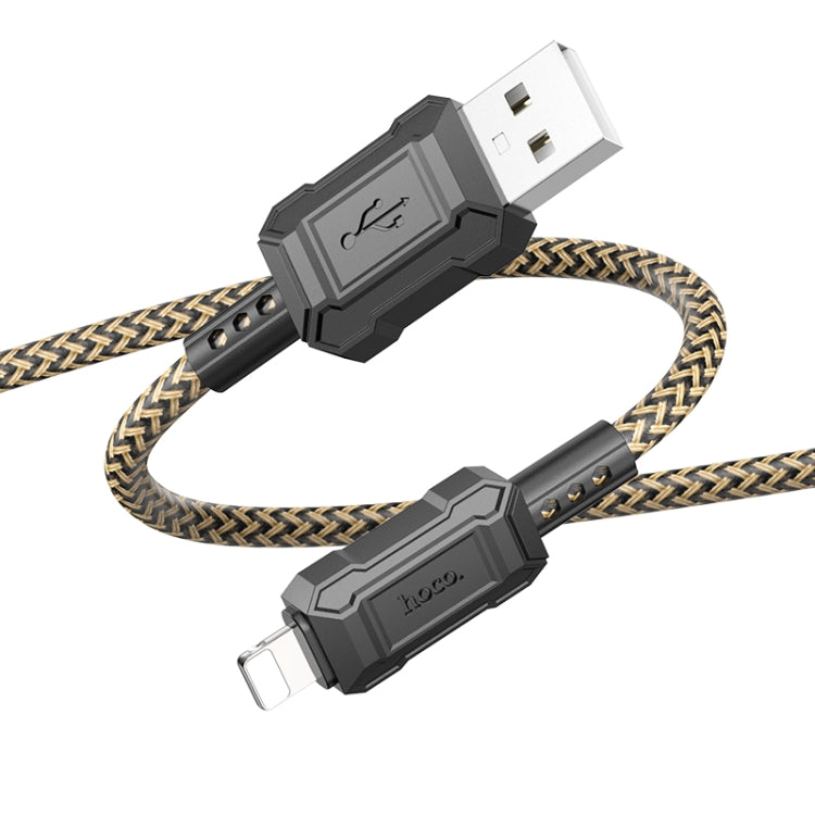 hoco X94 Leader 2.4A USB to 8 Pin Charging Data Dable, Length:1m(Red) - Normal Style Cable by hoco | Online Shopping South Africa | PMC Jewellery