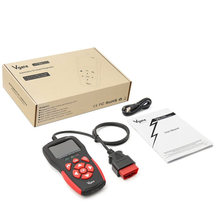 Vgate VR800 Car Code Reader OBD2 Diagnostic Scanner - Code Readers & Scan Tools by Vgate | Online Shopping South Africa | PMC Jewellery | Buy Now Pay Later Mobicred