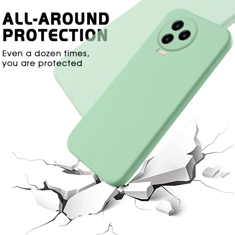 For Infinix Note 12 Pro 4G / Note 12 2023 Pure Color Liquid Silicone Shockproof Phone Case(Green) - Infinix Cases by PMC Jewellery | Online Shopping South Africa | PMC Jewellery