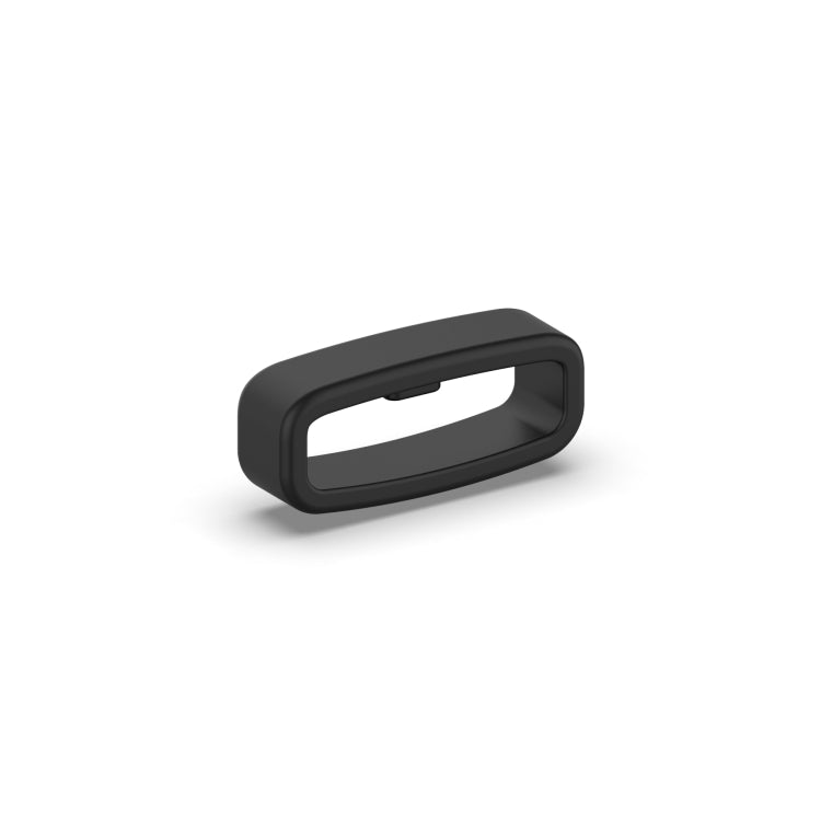 18mm 10pcs Universal Watch Band Fixed Silicone Ring Safety Buckle(Black) -  by PMC TechLife | Online Shopping South Africa | PMC TechLife