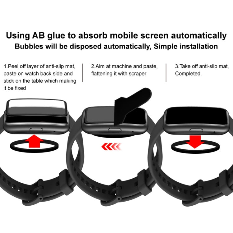 For Huawei Band B7 IMAK Plexiglass HD Watch Protective Film - Screen Protector by imak | Online Shopping South Africa | PMC TechLife | Buy Now Pay Later Mobicred