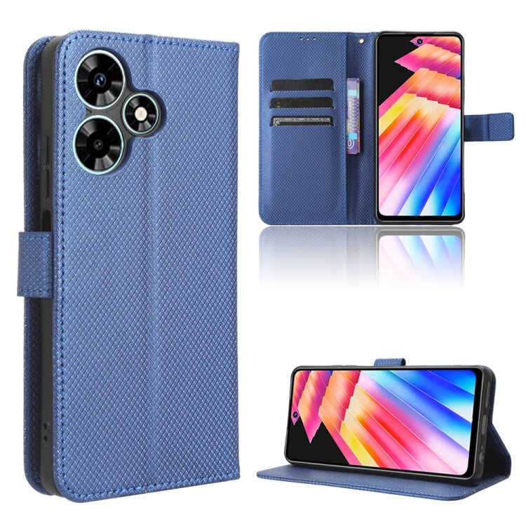 For Infinix Hot 30i / 30i NFC Diamond Texture Leather Phone Case(Blue) - free shipping - PMC TechLife - Order now!
