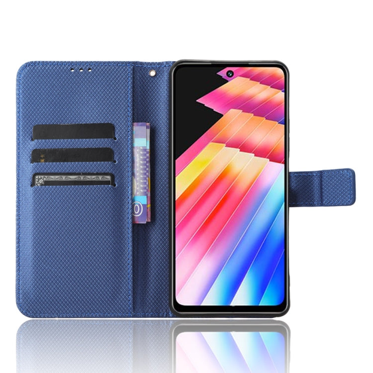 For Infinix Hot 30i / 30i NFC Diamond Texture Leather Phone Case(Blue) - free shipping - PMC TechLife - Order now!