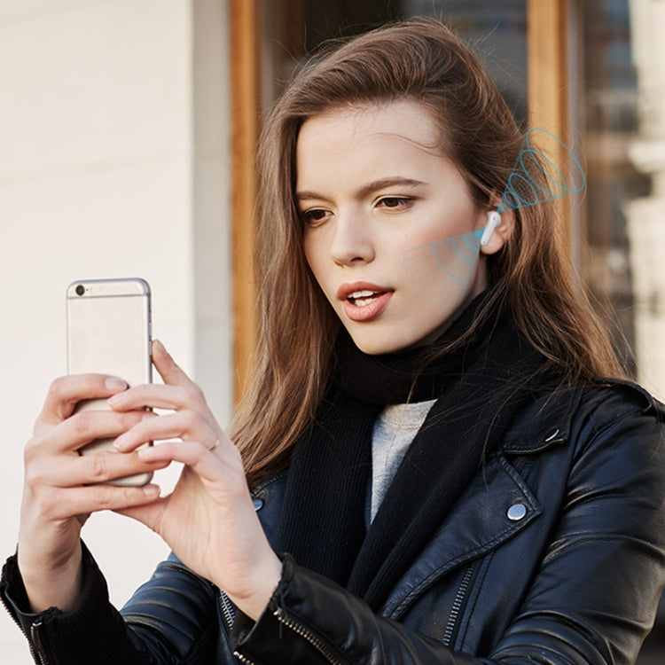 USAMS BE16 Ice Tray Series Transparent TWS In-Ear Wireless Bluetooth Earphone(Black) - TWS Earphone by USAMS | Online Shopping South Africa | PMC Jewellery