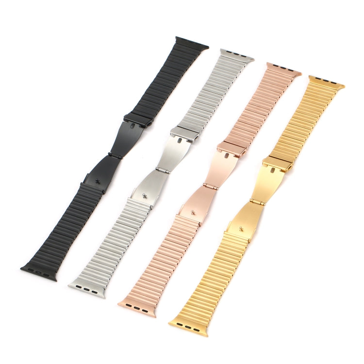 Ocean Metal Replacement Watch Band For Apple Watch 3 42mm(Gold) - Watch Bands by PMC TechLife | Online Shopping South Africa | PMC TechLife