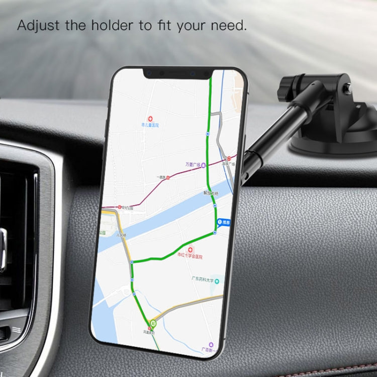 Yesido C41 Car Windshield Telescopic Suction Cup Magnetic Phone Holder(Black) - Universal Car Holders by Yesido | Online Shopping South Africa | PMC TechLife | Buy Now Pay Later Mobicred