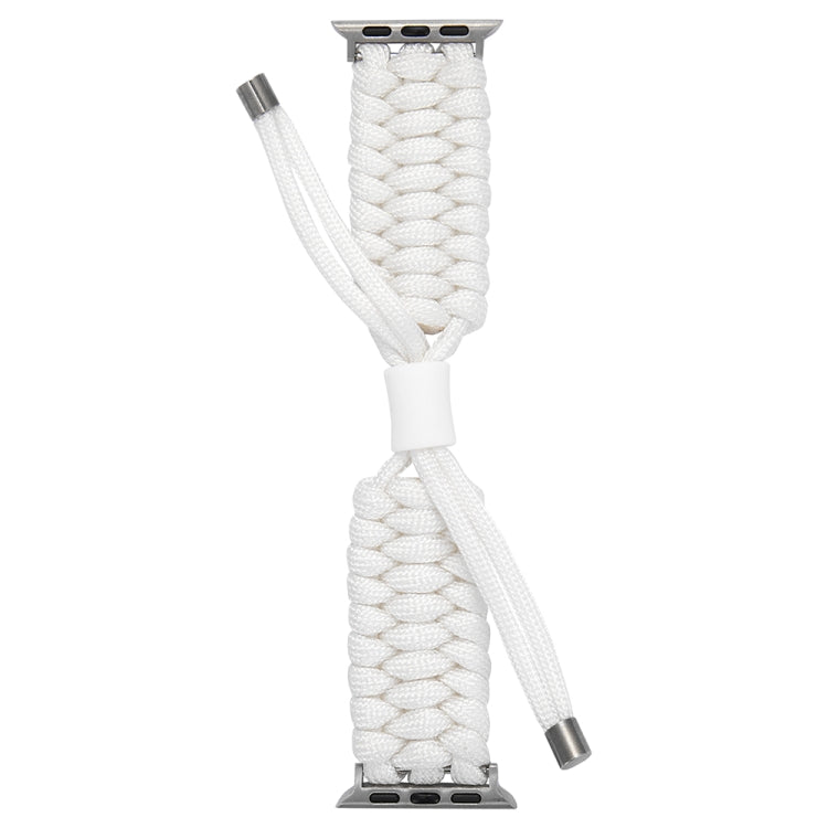 Stretch Plain Silicone Bean Watch Band For Apple Watch 8 41mm(White) -  by PMC TechLife | Online Shopping South Africa | PMC TechLife
