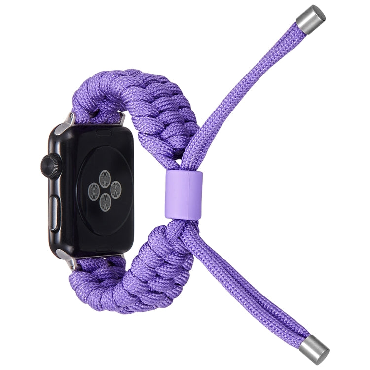 Stretch Plain Silicone Bean Watch Band For Apple Watch 8 41mm(Light Purple) -  by PMC Jewellery | Online Shopping South Africa | PMC Jewellery