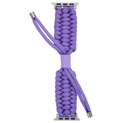 Stretch Plain Silicone Bean Watch Band For Apple Watch 8 41mm(Light Purple) -  by PMC Jewellery | Online Shopping South Africa | PMC Jewellery